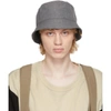 VISVIM GREY DOME FLAP HAT