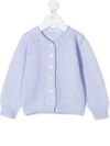 Siola English-knit Cardigan In Blue