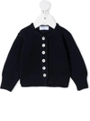 Siola Knitted Cardigan In 蓝色