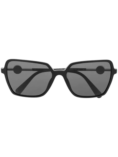 Versace Medusa Square-frame Sunglasses In Gold
