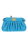 FENDI PEEKABOO LEATHER CLUTCH