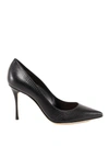 Sergio Rossi Godiva Snake-effect 90mm Pumps In Black