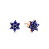 GINETTE NY SAPPHIRE STAR STUDS,3701173250052