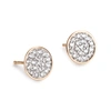 GINETTE NY ROUND SEQUIN DIAMOND EARRINGS,3613830210630