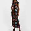 La Doublej Swing Floral-print Silk Maxi Dress In Vetrata Grande