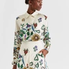 La Doublej Floral Silk Shirt In Tree Of Life