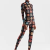 La Doublej Floral Stretch Leggings In Vetrata