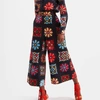 La Doublej Floral Palazzo Pants In Vetrata Grande