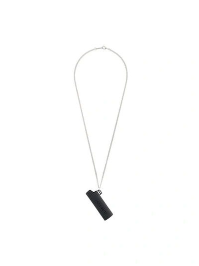 Ambush Lighter Case Necklace In Black