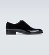 Tom Ford Elkan Patent Leather Oxford Lace-up Shoes In Black
