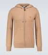BURBERRY LINDLEY ZIPPED CASHMERE SWEATER,P00521698