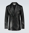 ALEXANDER MCQUEEN DOUBLE-BREASTED LEATHER JACKET,P00524590