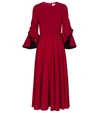 ROKSANDA Caden绉纱中长连衣裙,P00526257