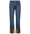 BURBERRY MID-RISE SKINNY JEANS,P00529761