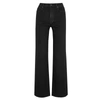 Slvrlake Hero Distressed High-rise Straight-leg Jeans In Black