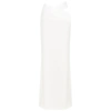 Monot Cut-out Slim-fit Crepe Maxi Skirt In White