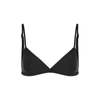 Matteau The Tri Crop Black Bikini Top In Black