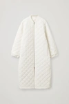 COS LONGLINE QUILTED COAT,0928601007001