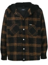 REPRESENT CHECKED HOODED JACKET