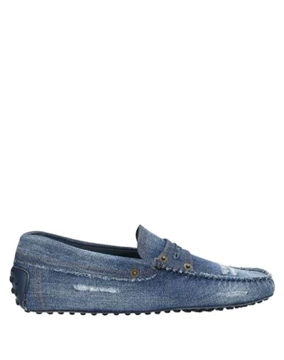 Tod's Loafers In Blue