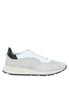 PHILIPPE MODEL PHILIPPE MODEL MAN SNEAKERS LIGHT GREY SIZE 7 SOFT LEATHER, TEXTILE FIBERS,11970699AU 7