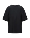 Lownn Cotton Crewneck T-shirt W/back Logo In Black