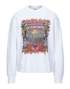 Neil Barrett Find Your Beach Print Sweatshirt In White