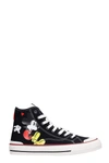 Moa Master Of Arts Master Collector High-top Mickey Mouse In Black