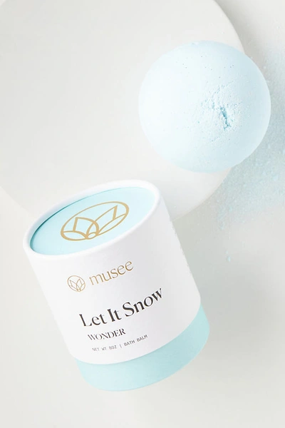Musée Musee Let It Snow Wonder Bath Bomb In White