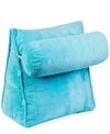 Cheer Collection Bolster Wedge Pillow In Light Blue