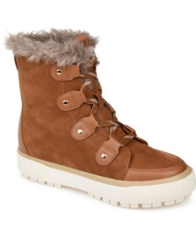 Journee Collection Women's Foam Glacier Winter Boot Women's Shoes In Tan