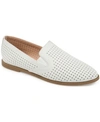JOURNEE COLLECTION WOMEN'S LUCIE PERFORATED SLIP ON LOAFERS