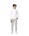 Opposuits Big Boys Knight Solid Shirt In White