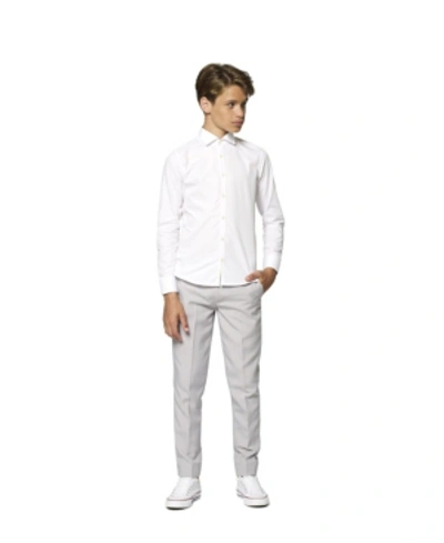 Opposuits Kids' Big Boys Knight Solid Shirt In White