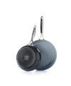 Greenpan Valencia Pro 8" & 10" Ceramic Non-stick Frypan Set In Grey