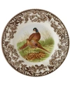 Spode Woodland Bird Canape Plates, Set Of 4