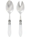 Vietri Aladdin Antique 2-pc. Salad Server Set In White