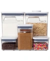 Oxo Pop Baking Ingredients 8-pc. Storage Container Set In White