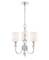 Designer's Fountain Designers Fountain Evi 3 Light Chandelier In Chrome