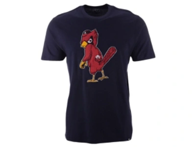 47 Brand Men's St. Louis Cardinals Knockout Fieldhouse T-shirt In Navy