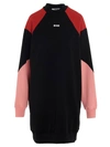 MSGM colour BLOCK DRESS IN BLACK