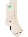 ADER ERROR LOGO-PATCH RIBBED SOCKS