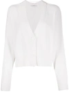 Dorothee Schumacher V-neck Open-side Cardigan In White
