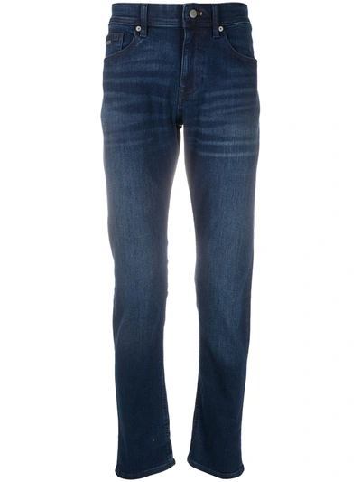 Hugo Boss Boss Men's Extra-slim-fit Super-stretch Denim Jeans In Blue