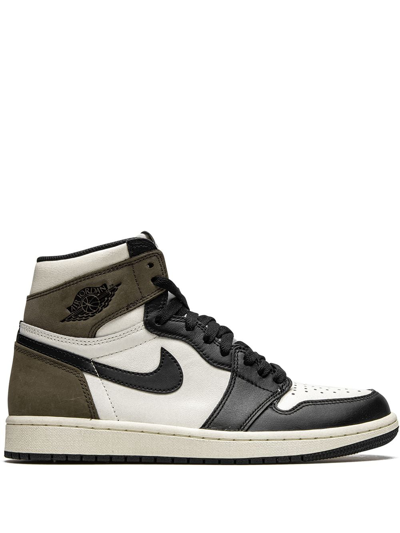 Jordan Air  1 Retro High Og "dark Mocha" Sneakers In White