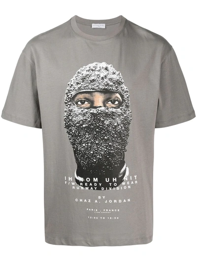 Ih Nom Uh Nit Runway Division Mask T-shirt In Grey