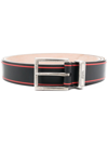 ALEXANDER MCQUEEN LOGO PRINT TONAL BUCKLE BELT