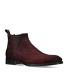 SANTONI SUEDE CARTER CHELSEA BOOTS,16083478