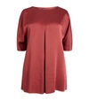 MARINA RINALDI SATIN TUNIC TOP,16091346