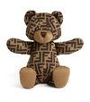 FENDI KIDS FF LOGO TEDDY BEAR,16086844